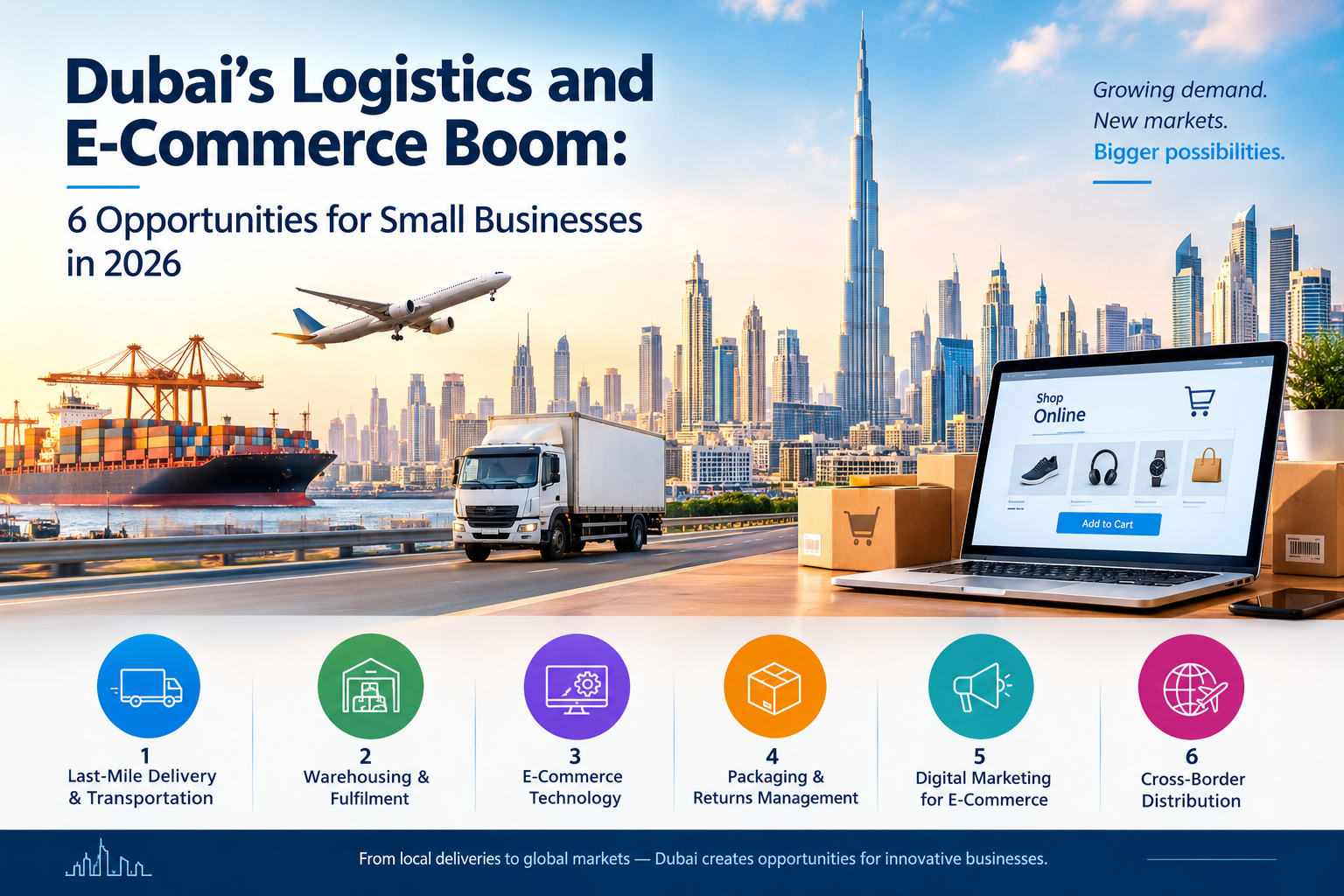 Dubai&rsquo;s Logistics and E-Commerce Boom: 6 Opportunities for Small Businesses in 2026